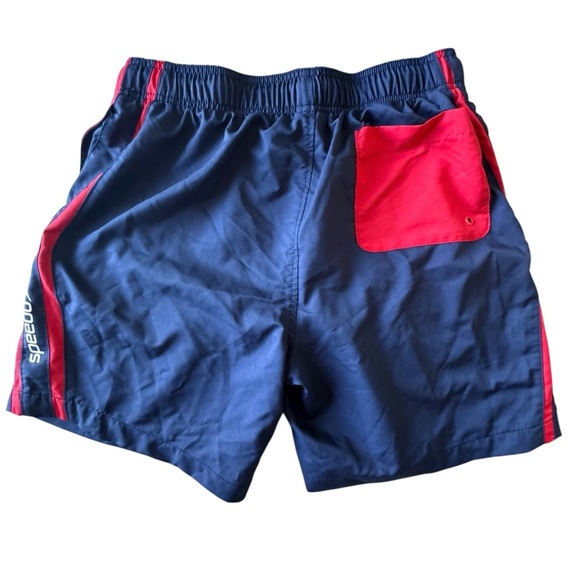 Speedo Mens Blue UPF50+ Comfort Stretch Swim Trunks Size Medium - Picture 2 of 12